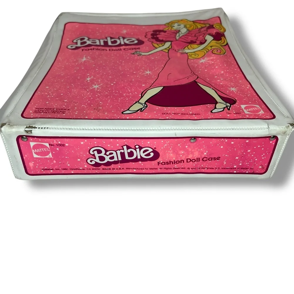 Vintage‎ 1982 Mattell Barbie Fashion Doll Case No. 1002 Made In USA - READ